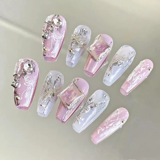 Snakehead style nail patch, nail enhancement patch, wearable nail wear style nail patch, finished product, reusable and detachable