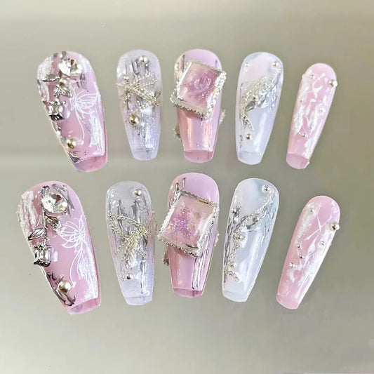 Snakehead style nail patch, nail enhancement patch, wearable nail wear style nail patch, finished product, reusable and detachable