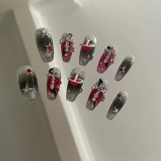 Nail Enhancement Star Diamond Powder New Diamond Broken Diamond Powder Fantasy Net Red Radiant Cloud Brocade Fine Shining Nail Shining Powder Explosive Shining