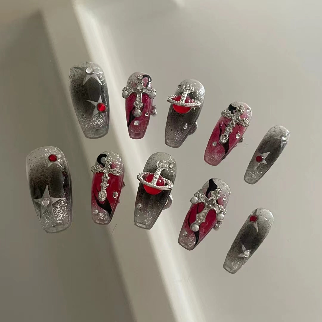 Nail Enhancement Star Diamond Powder New Diamond Broken Diamond Powder Fantasy Net Red Radiant Cloud Brocade Fine Shining Nail Shining Powder Explosive Shining