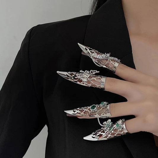Armor Ring with Adjustable Opening for Women 2022 New Trendy and Popular Design Sense Ring