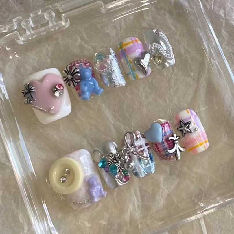 Dopamine Nails, Colorful Fruits, Colorful World