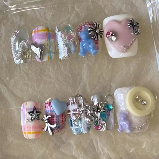 Dopamine Nails, Colorful Fruits, Colorful World