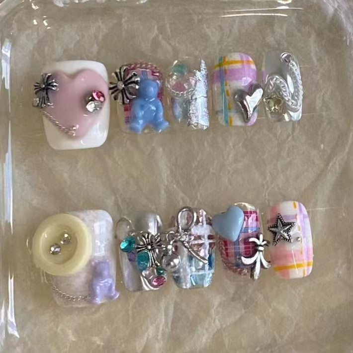 Dopamine Nails, Colorful Fruits, Colorful World