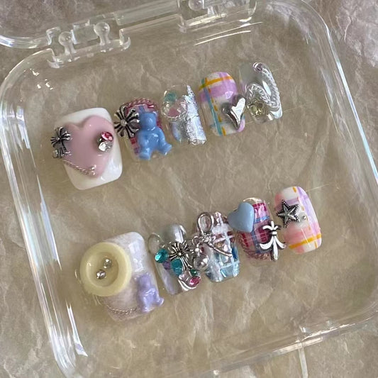 Dopamine Nails, Colorful Fruits, Colorful World