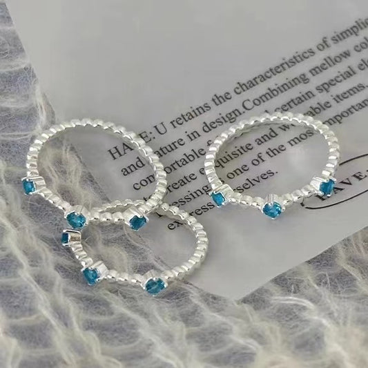 925 sterling silver ring, female niche design, high-end feeling index finger ring, fashionable personality ring, 2023 new model