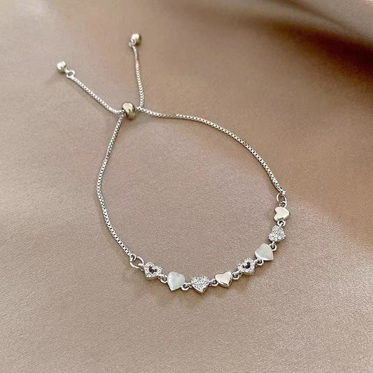 Super beautiful ~ Cat's eye stone ins niche bracelet women's