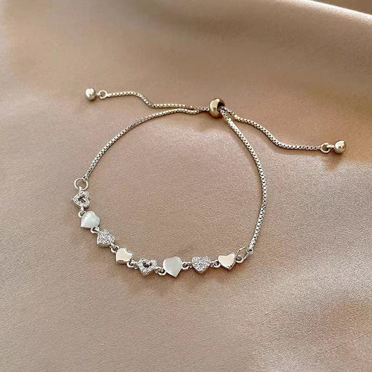 Super beautiful ~ Cat's eye stone ins niche bracelet women's