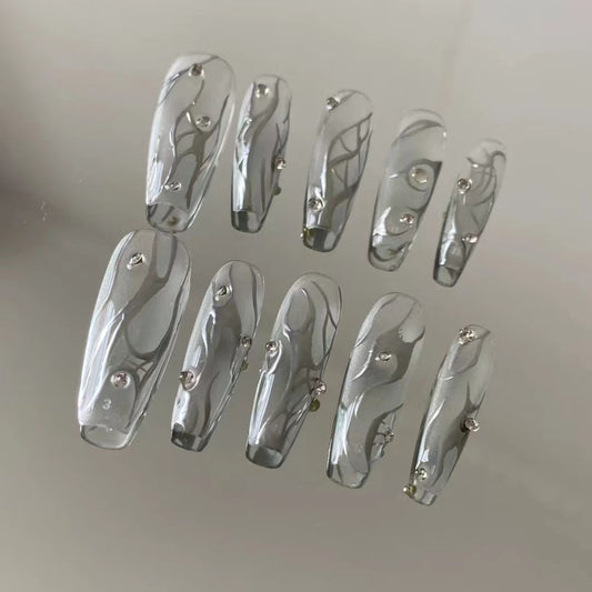 Silver Bullet Flowing Liquid Mechanical Nail