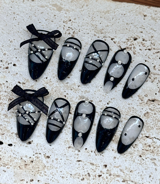Black ballet shoes