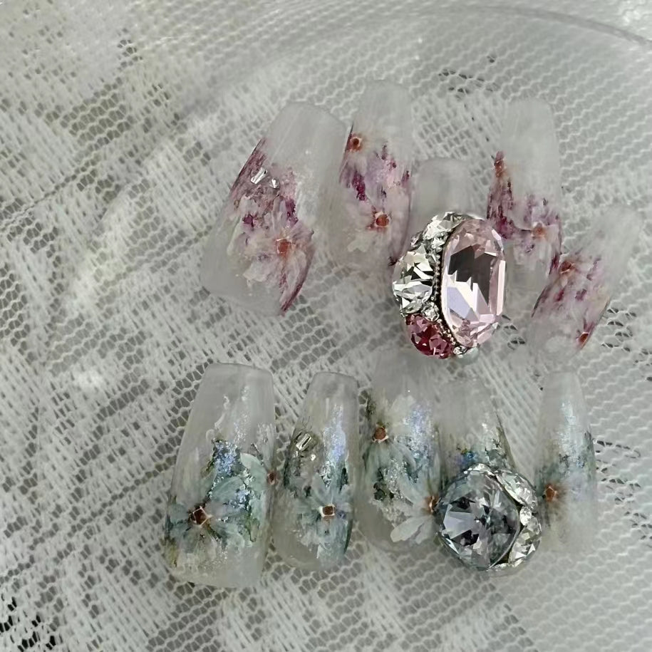 Pure Beauty Ballet/Advanced Light Luxury Handmade Princess Pink Diamond Explosive Flash Wearing Armor
