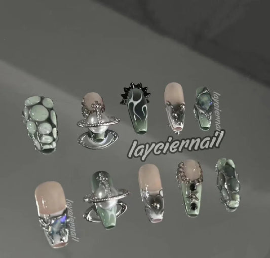 Green Babes Nails