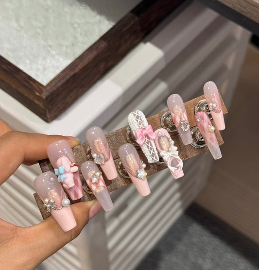 Elegant Pastel Dream Nails – Graceful and Luxurious
