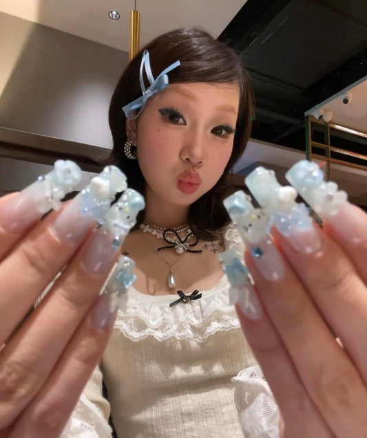 Sky blue kitty