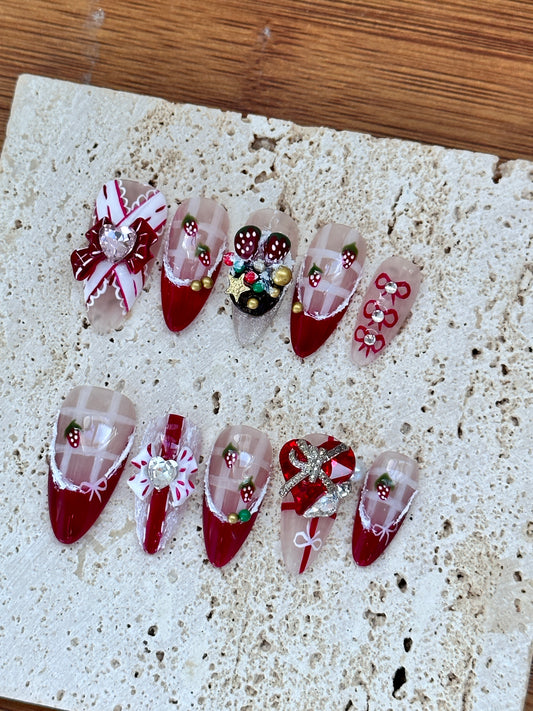 Christmas Limited Edition Handmade Nail Art Stickers