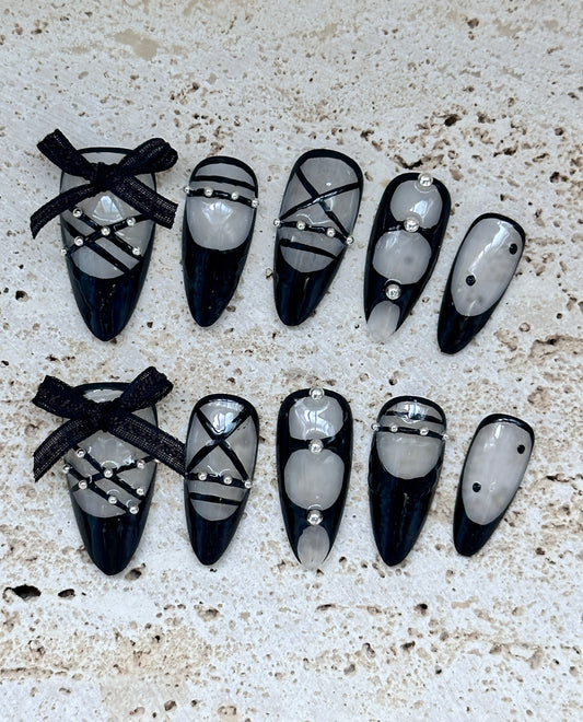 Black ballet shoes