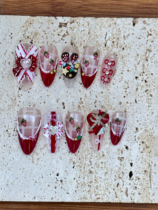 Christmas Limited Edition Handmade Nail Art Stickers