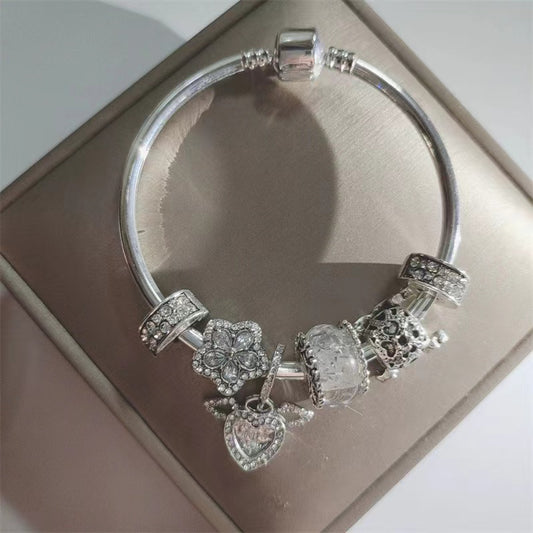 Love angel dreamcatcher at large princess ins style high value titanium steel bracelet does not lose color