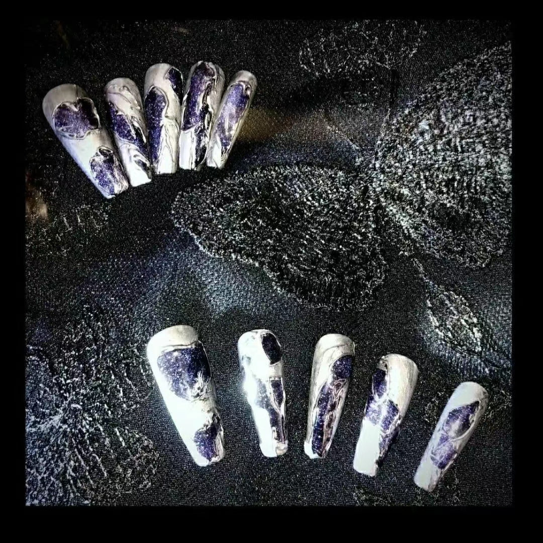 [actual] niche cyberpunk metal sense of hand-wearing armor