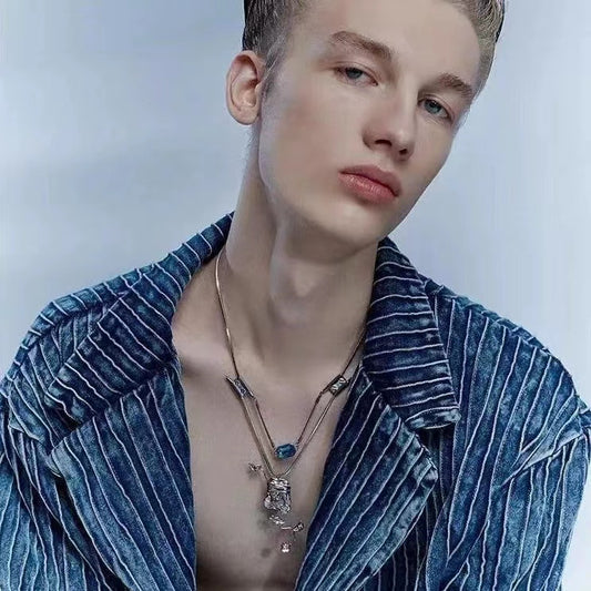 Picasso's Tears Light Luxury Cold Necklace