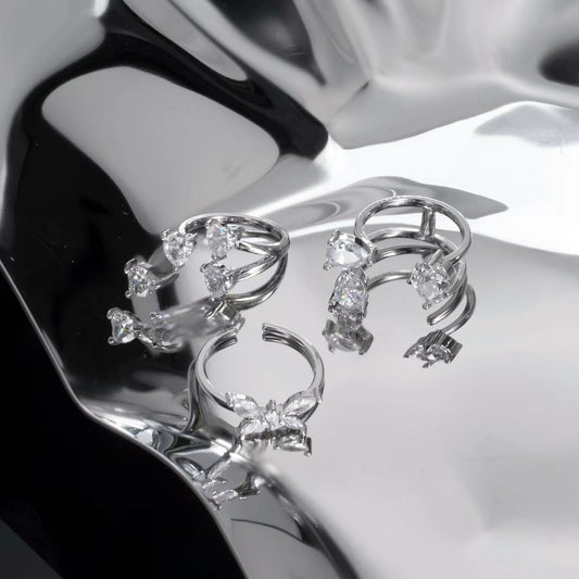 Metal Diamond Ring