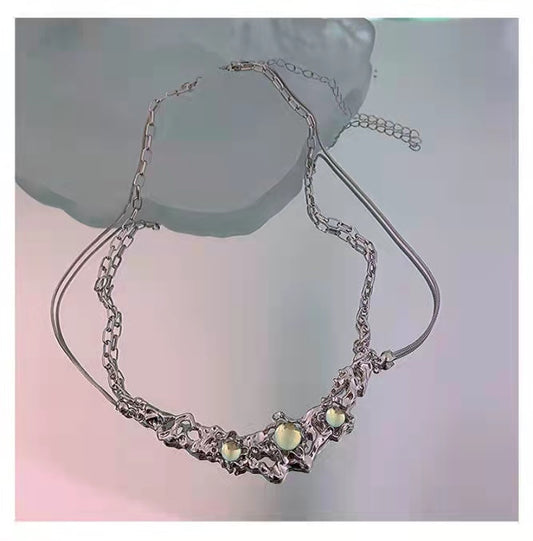 Advanced sense of collarbone chain female tide hot girl