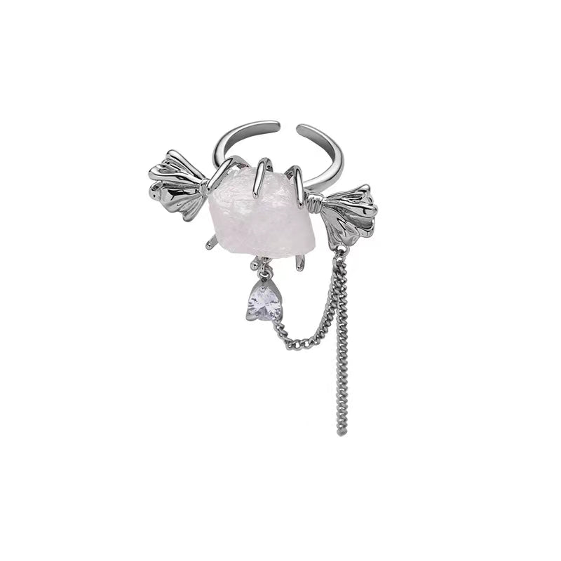 Original Metal Rose Series Earrings Female New Chinese Niche Design Advanced Sense S925 Silver
