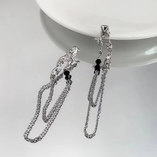 New Fashion Cool Style Fringe Earrings Mesh Earrings