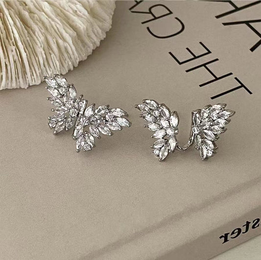 Wings of Angels - Flash Diamond Butterfly Earrings 2022 New Fashionable