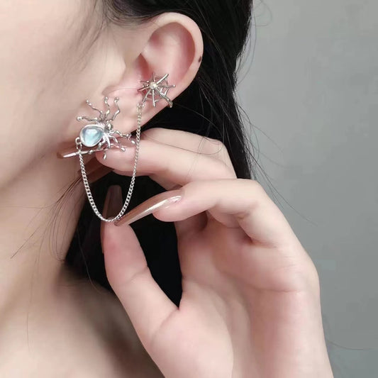 dark fashion funny net red Earrings