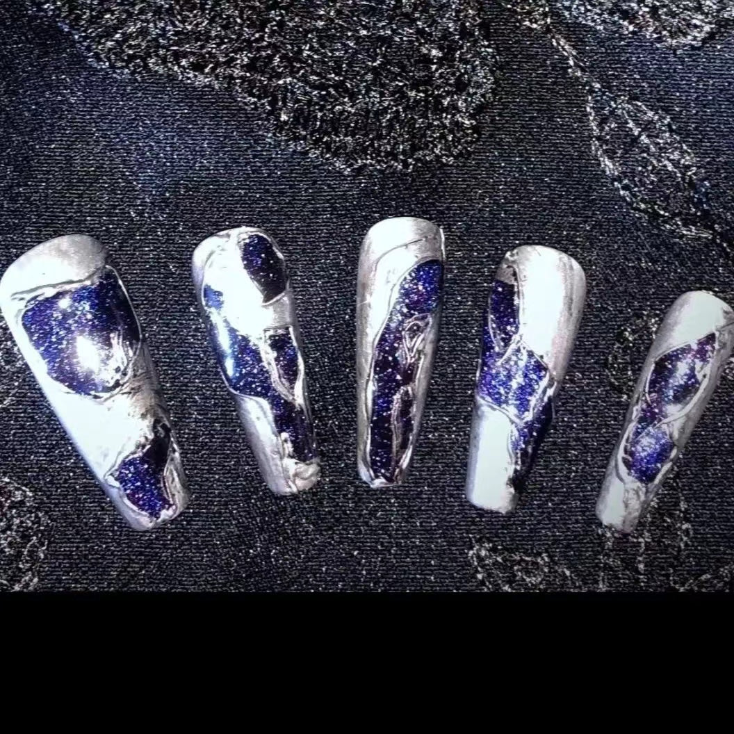 [actual] niche cyberpunk metal sense of hand-wearing armor