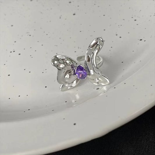 Metal Butterfly Ring