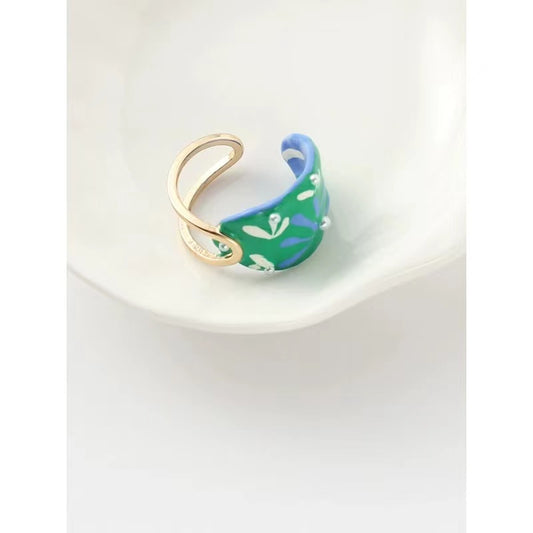 Handmade oil drip rings for men and women openings adjustable rings
