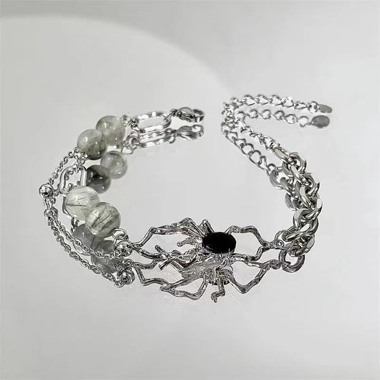 Hot girls wind hip-hop hip cool high street niche design premium sense of dark personality jewelry