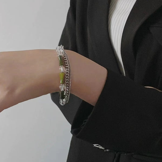 Niche design trend does not lose color beaded hand jewelry