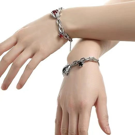 Love couple bracelet female trendy fashion net red ins wind new fall bracelet hand jewelry