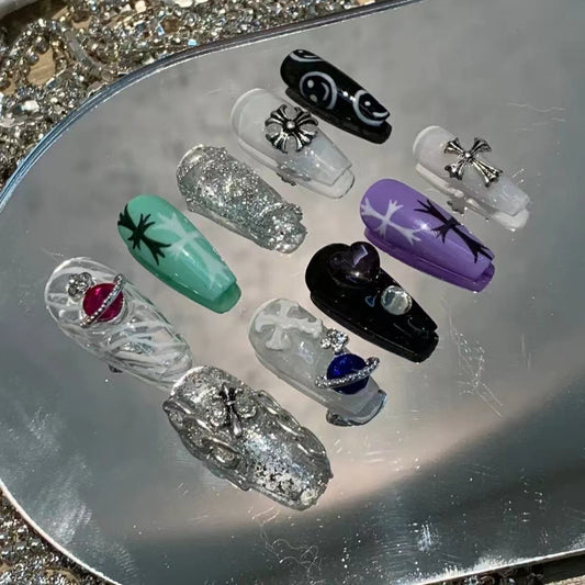 Hand-painted Crocs Heart Fun Spice Girls Wear Nail Handmade Can Be Used Repeatedly