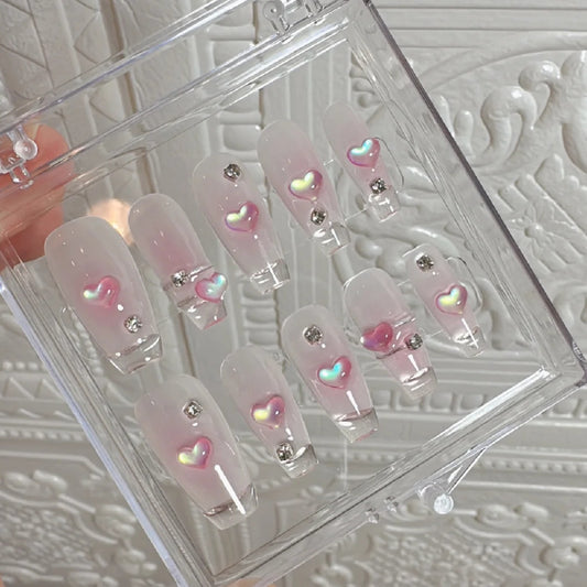 Dream, love, temperament, wearing nail enhancement, customized, handmade, removable nail plate