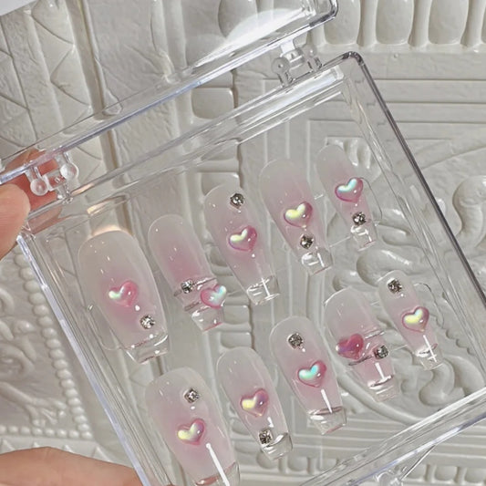 Dream, love, temperament, wearing nail enhancement, customized, handmade, removable nail plate