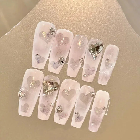 Aurora powder hollowed-out bubble love pure desire maiden style manual phototherapy customized wear armor