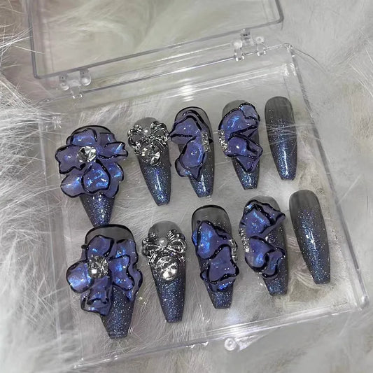 Pure manual wearing armor, blue enchantress carved pattern, detachable, customizable color change, full size, optional