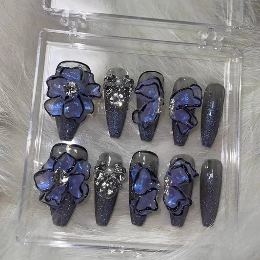 Pure manual wearing armor, blue enchantress carved pattern, detachable, customizable color change, full size, optional