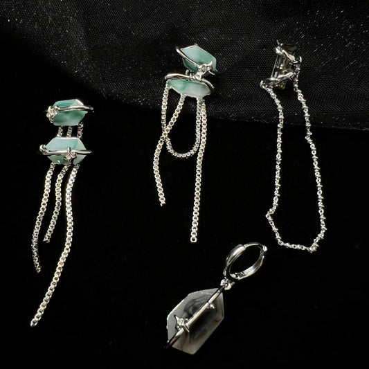 Chinese cloud fringe earrings are designed with a high-level sense of the minority
