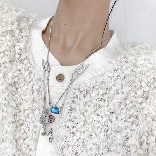 Picasso's Tears Light Luxury Cold Necklace
