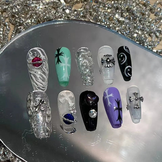 Hand-painted Crocs Heart Fun Spice Girls Wear Nail Handmade Can Be Used Repeatedly