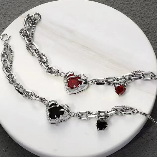 Love couple bracelet female trendy fashion net red ins wind new fall bracelet hand jewelry