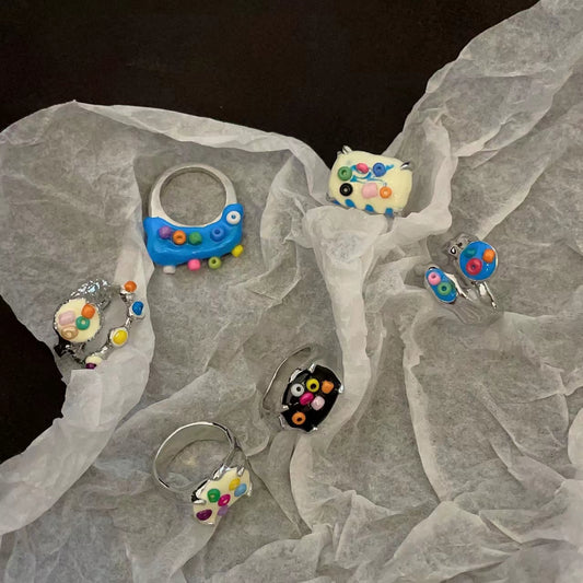 Childish colored doughnut ring
