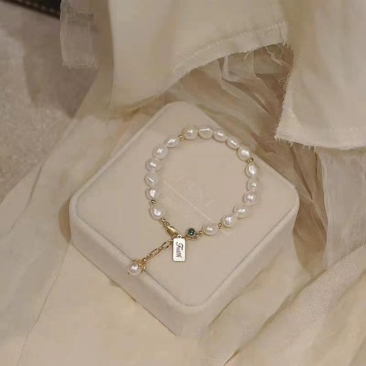 Baroque freshwater pearl bracelet