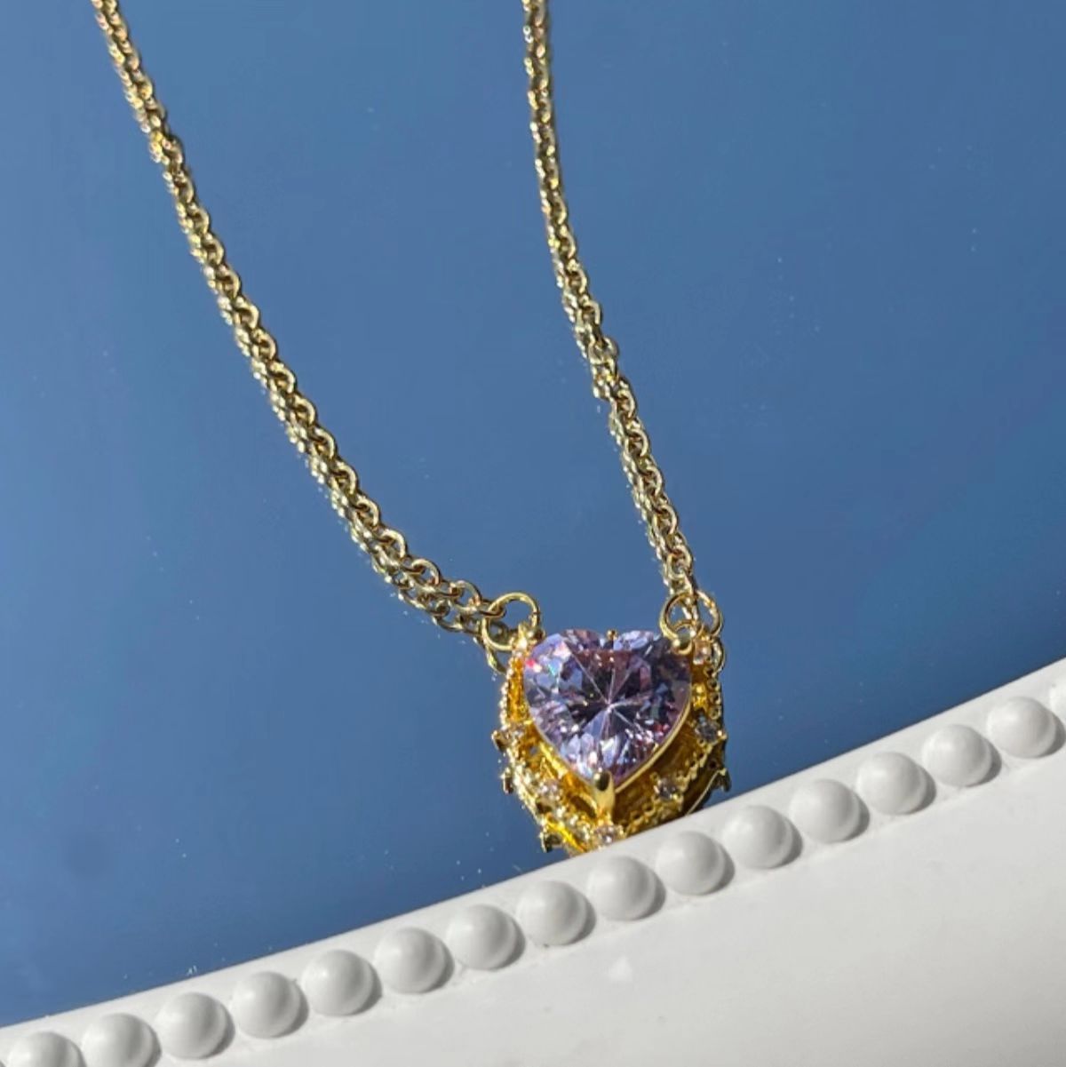 High Sense Metal Love Necklace