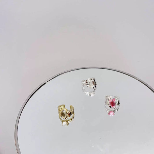 Myriad pattern love ring